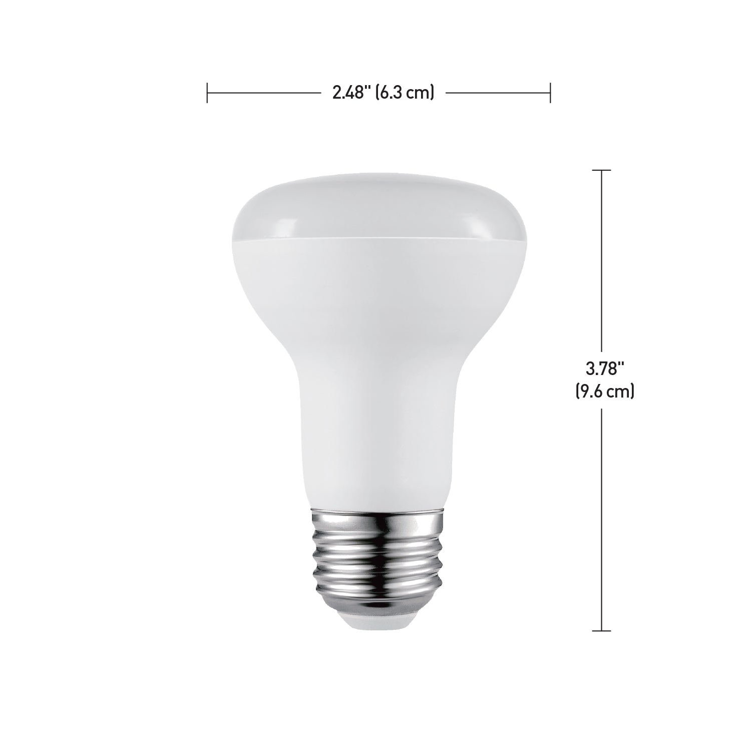 Equate Led Directional R20 Bulb 45W Equivalent R20 E26 Base LED Light Bulb – Globe Electric