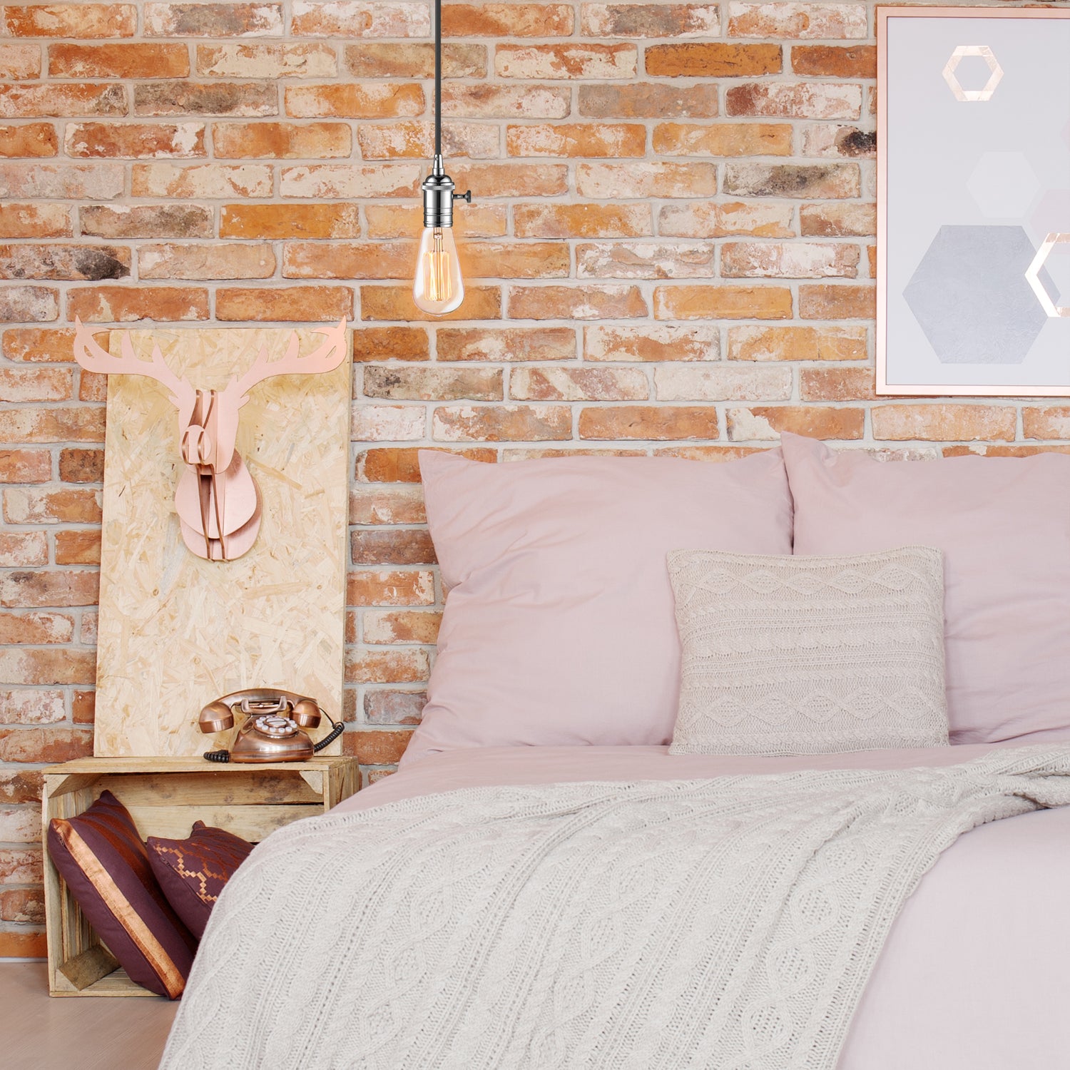 40W Vintage Edison S60 E26 Base Filament Bulb