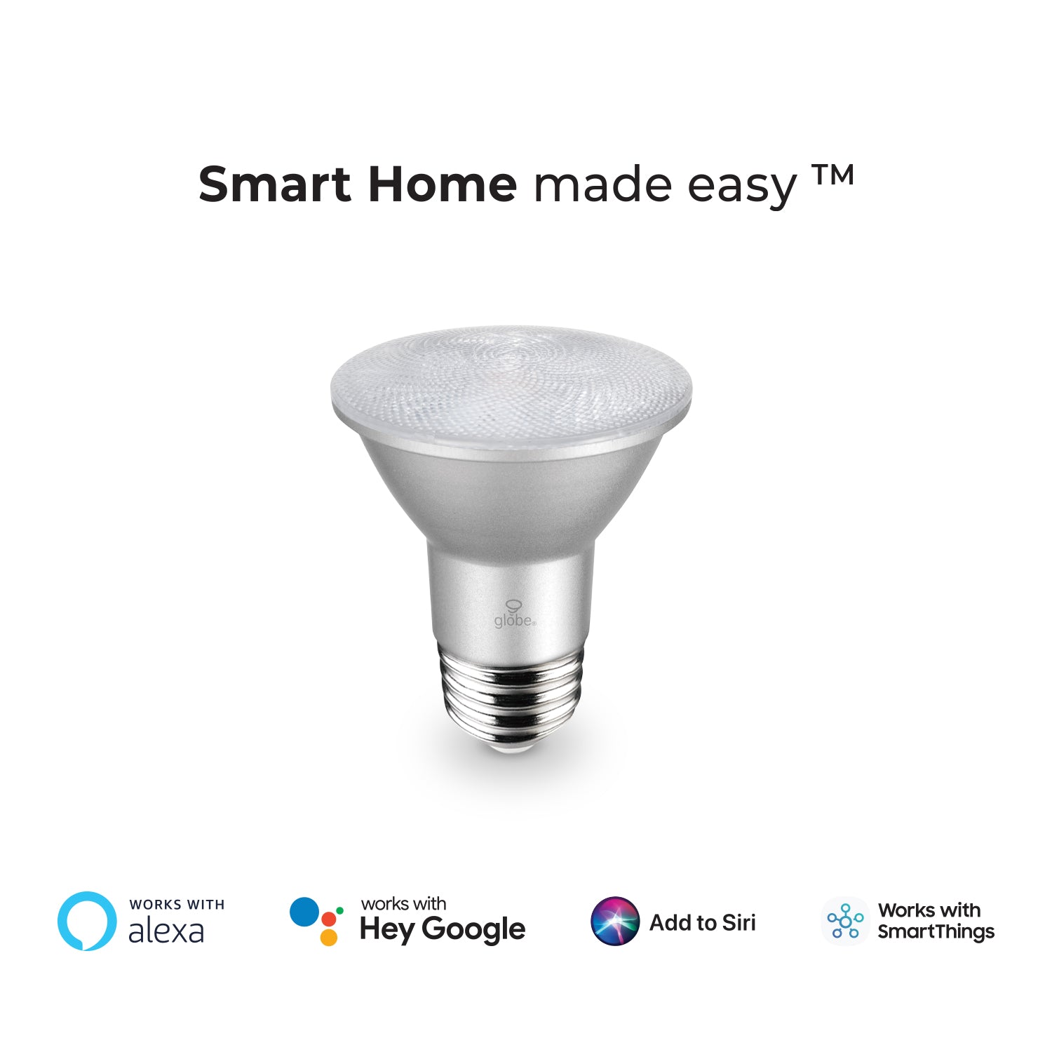 Smart R20 Bulb Smart PAR20 RGB Tunable White LED Bulb – Globe Electric